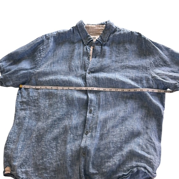 Report Collection 100% Linen Shirt men’s size XXL - Picture 2 of 4